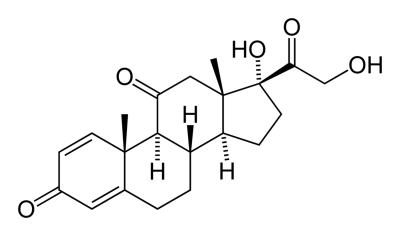prednisone chemical structure